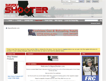 Tablet Screenshot of bayoushooter.com